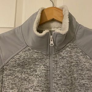 Faded Glory Women's Vest Size L Color Gray 100% Polyester.🥶